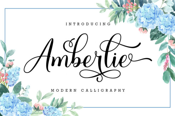Amberlie: Elegant Script Handwritten Font for Designers