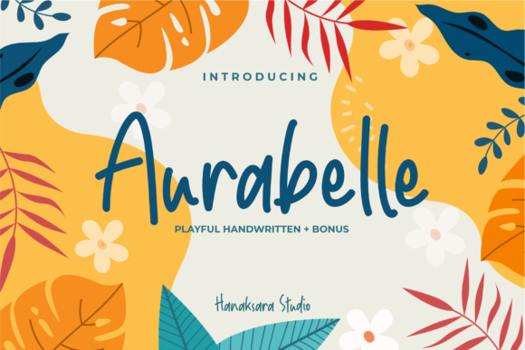 Aurabelle: A Sweet & Friendly Handwritten Font for Small Business Branding