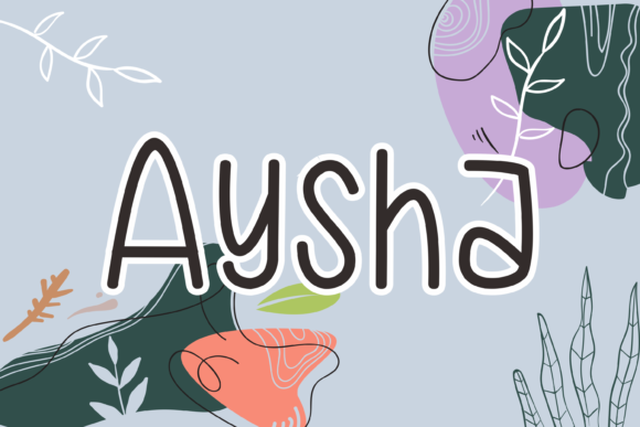 Aysha Script Handwritten Font for Editorial Warmth