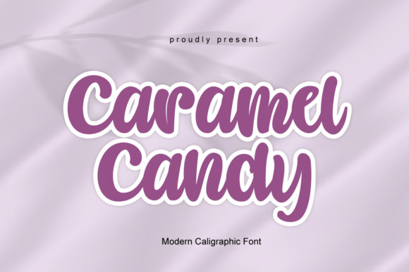Caramel Candy Font: A Flowing Handwritten Typeface for Digital Elegance
