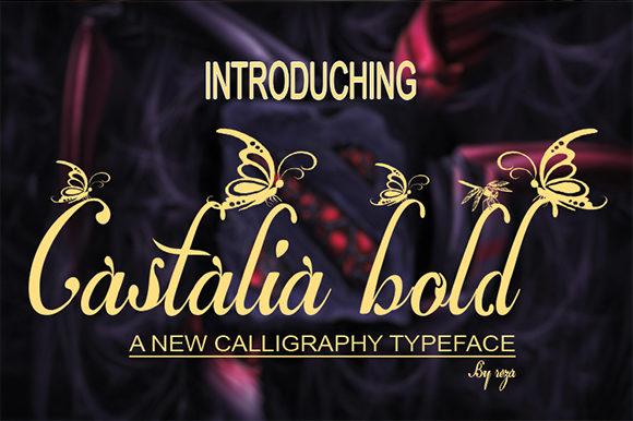 Castalia Font: Elegant Handwritten Script for Small Business Branding