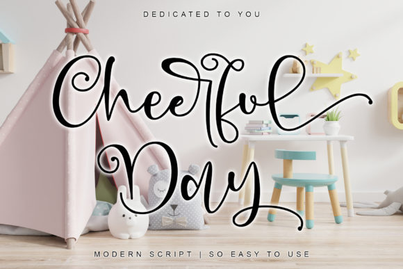 Cheerful Day Script Handwritten Font for Elegant Branding