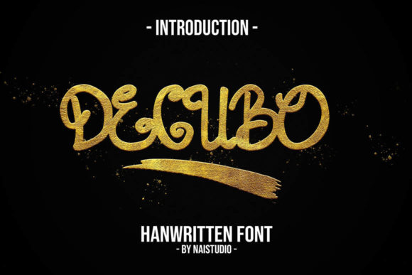 Decubo: A Sweet & Friendly Script Handwritten Font for Makers