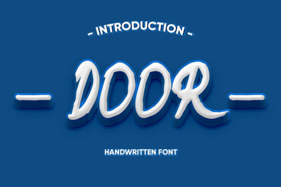 Door: A Delicate Script Handwritten Font for Timeless Design