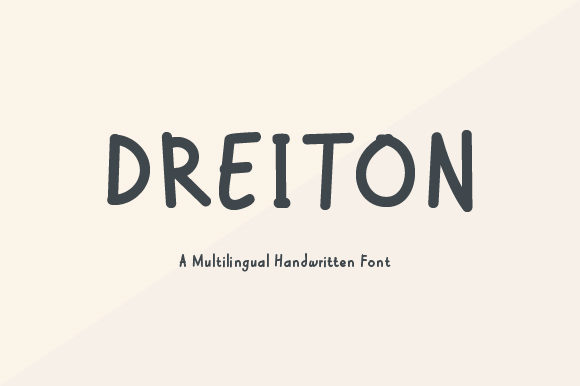 Dreiton Font: Sweet & Friendly