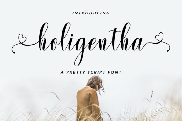 Holigentha Script Handwritten Font for Elegant Craft Design