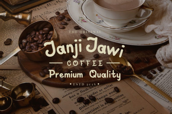 Janji Jawi: A Sweet Handwritten Font