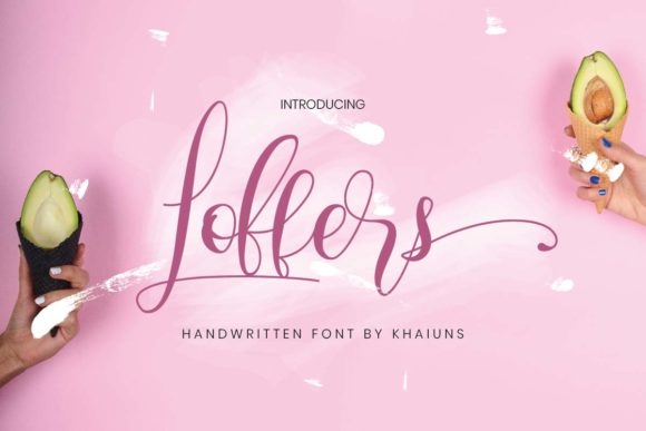 Loffers Script Handwritten Font for Makers