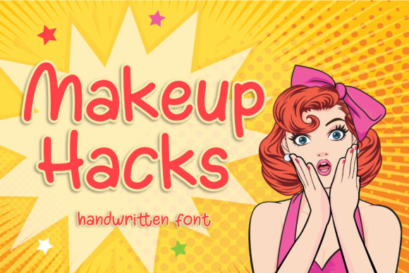 Makeup Hacks: A Sweet Script Handwritten Font for Digital Branding