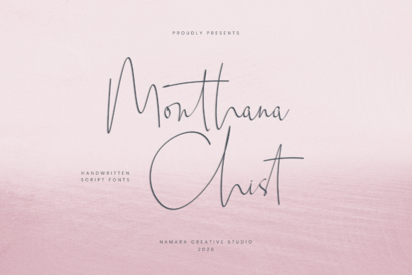 Monthana Chist: A Script Handwritten Font for Elegant Digital Branding