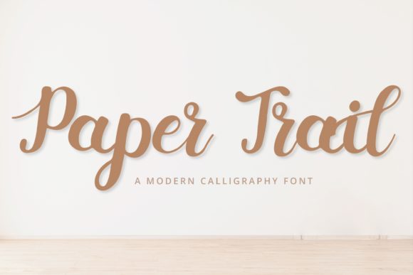 Paper Trail: A Sweet Script Handwritten Font for Crafters