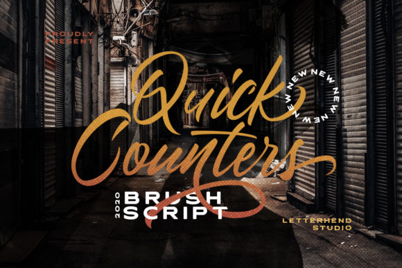 Quick Counters: A Sweet Script Handwritten Font for Editorial Warmth