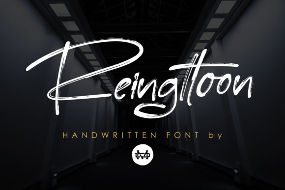 Reingttoon: A Fluid, Brush-Inspired Script Handwritten Font