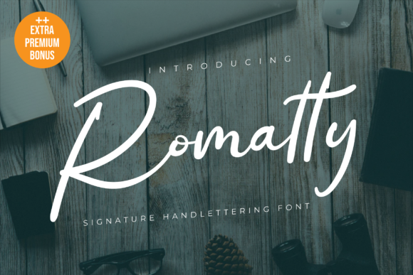 Romatty: A Flowing Handwritten Font for Scroll-Stopping Brand Content