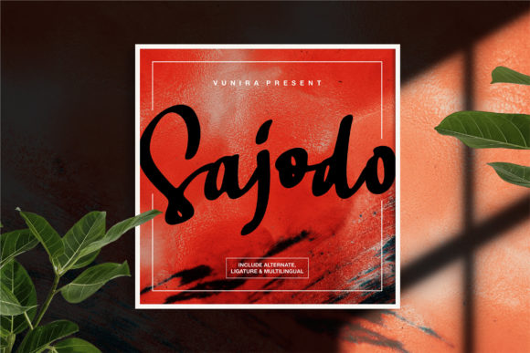 Sajodo: A Flowing Handwritten Font for Elegant Brand Identity