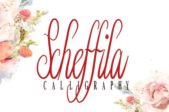 Schefilla: A Flowing Handwritten Font for Elegant Craft Projects