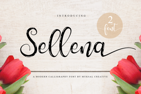 Sellena Handwritten Font for Elegant Craft & Printables