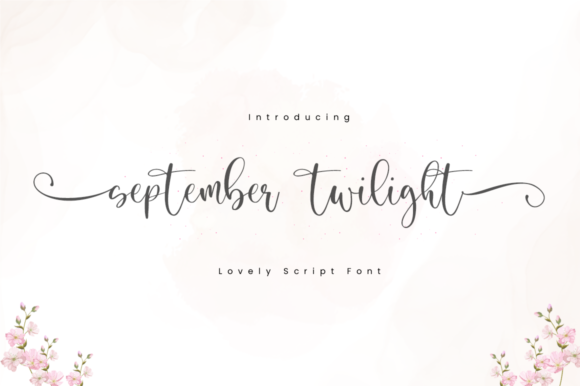 September Twilight Font for Polished Branding