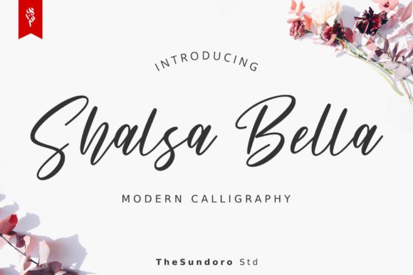 Shalsa Bella Font: A Modern Calligraphy Script Handwritten Typeface