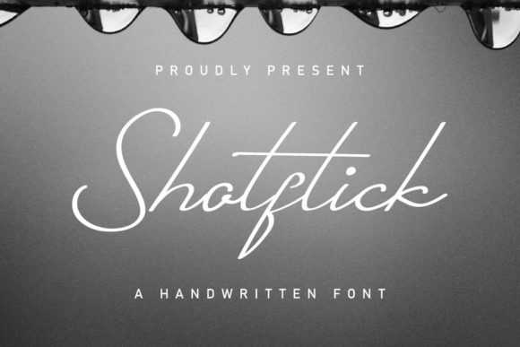 Shotflick: A Flowing Handwritten Font for Timeless Brand Identity