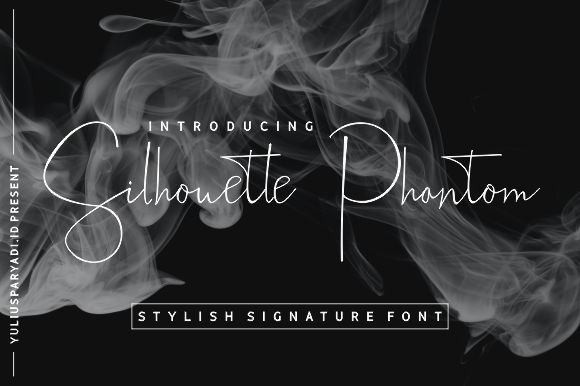 Silhouette Phantom Font for Creative Campaigns