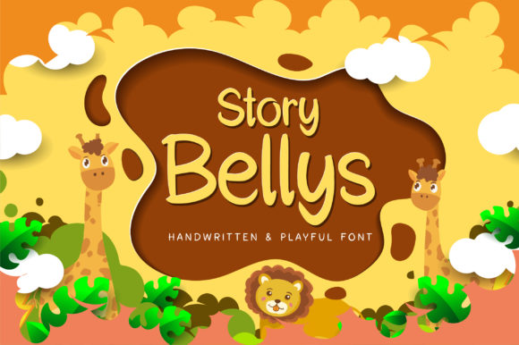 Story Bellys: A Sweet, Round Script Handwritten Font for Editorial Design