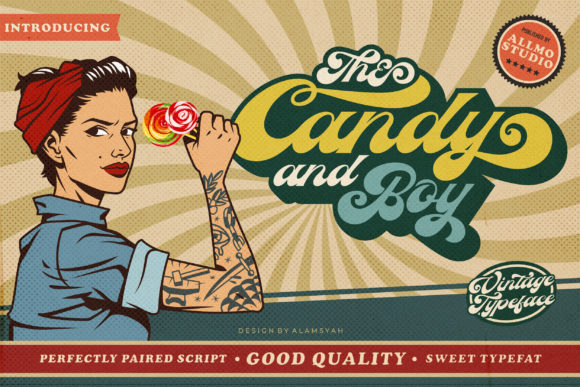 The Candy and Boy: A Script Handwritten Font for Thoughtful Editorial Moments
