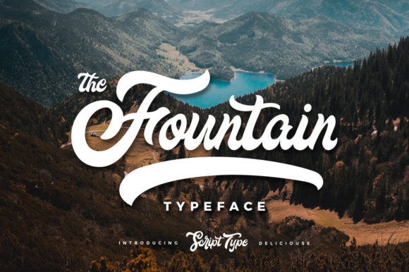 The Fountain Script Handwritten Font for Timeless Branding