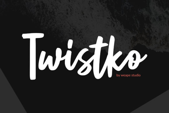 Twistko: A Bold Handwritten Font for Warm, Human-Centered Design