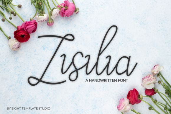 Zisilia Script Handwritten Font for Elegant Craft Projects